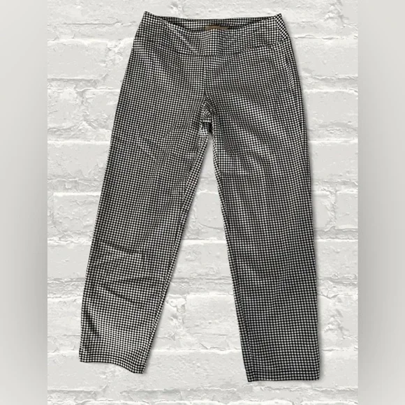 Hope & Harlow Gingham Pull-on Slacks - Picture 2 of 6